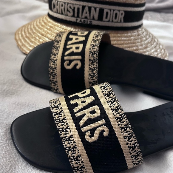 Paris Black Slides Size: 7-8 - Picture 16 of 16